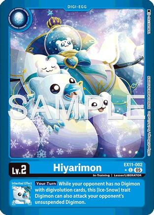 Image of Hiyarimon [EX11-002] (Alternate Art) [Dawn of Liberator]