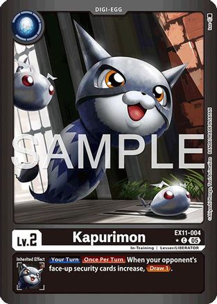 Image of Kapurimon [EX11-004] (Alternate Art) [Dawn of Liberator]