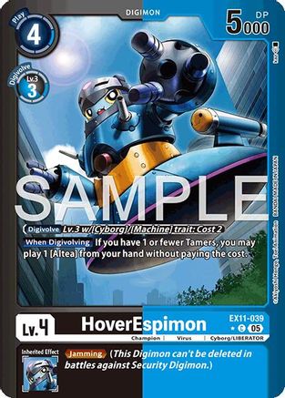 Image of HoverEspimon [EX11-039] (Alternate Art) [Dawn of Liberator]