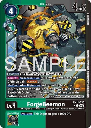 Image of ForgeBeemon [EX11-030] (Alternate Art) [Dawn of Liberator]