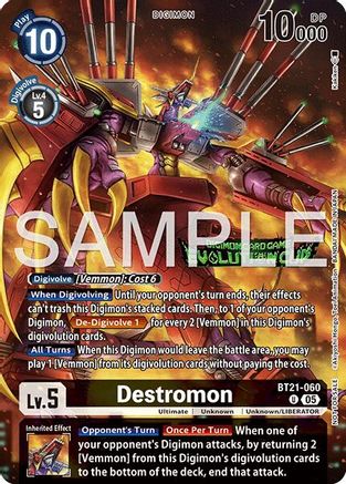Image of Destromon (Evolution Cup 2026 Vol. 1 Participant) (BT21-060) - World Convergence Foil