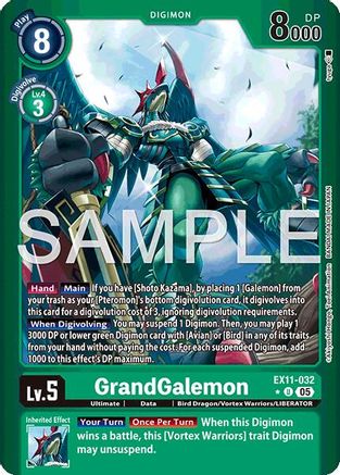 Image of GrandGalemon [EX11-032] (Alternate Art) [Dawn of Liberator]