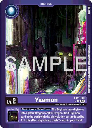 Image of Yaamon [EX11-005] (Alternate Art) [Dawn of Liberator]