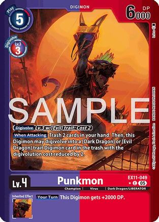 Image of Punkmon [EX11-049] (Alternate Art) [Dawn of Liberator]