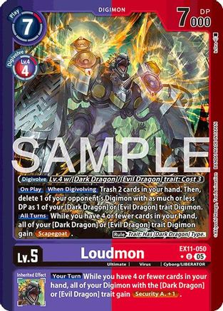 Image of Loudmon [EX11-050] (Alternate Art) [Dawn of Liberator]