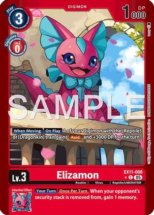 Image of Elizamon [EX11-008] (Alternate Art) [Dawn of Liberator]