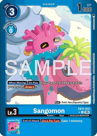 Image of Sangomon [EX11-013] (Alternate Art) [Dawn of Liberator]