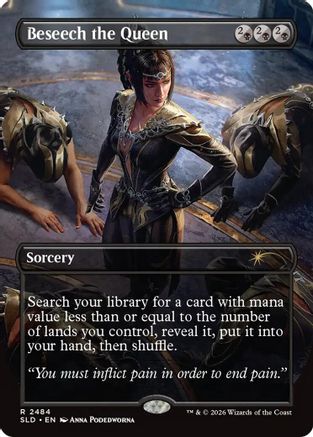 Image of Beseech the Queen (SLD-2484) - Secret Lair Drop Series Foil