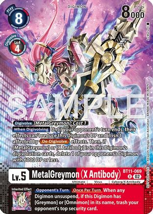Image of MetalGreymon (X Antibody) (Event Pack 9) (BT11-069) - Dimensional Phase Foil