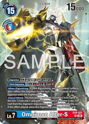 Image of Omnimon Alter-S (Event Pack 9) (EX9-021) - Versus Monsters Foil