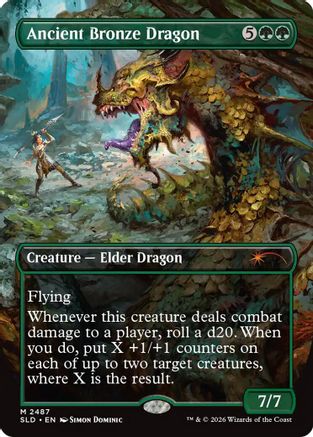 Image of Ancient Bronze Dragon (SLD-2487) - Secret Lair Drop Series Foil