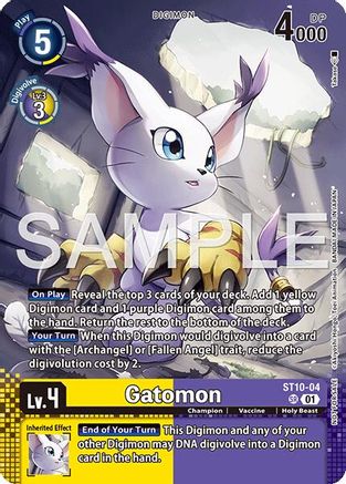 Image of Gatomon (Event Pack 9) (ST10-04) - Starter Deck 10: Parallel World Tactician Foil