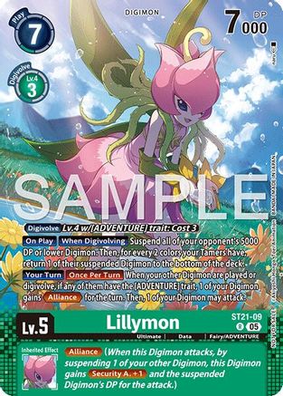 Image of Lillymon (Event Pack 9) (ST21-09) - Starter Deck 21: Hero of Hope Foil