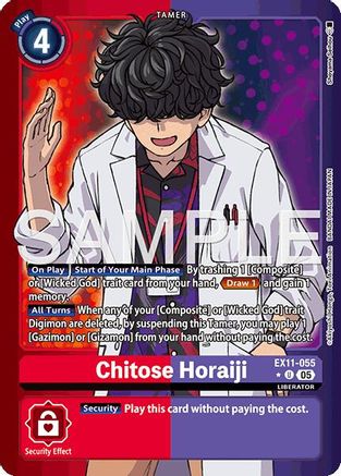 Image of Chitose Horaiji [EX11-055] (Limited Foil) [Dawn of Liberator]
