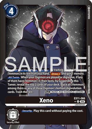 Image of Xeno [EX11-066] (Limited Foil) [Dawn of Liberator]