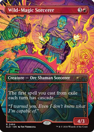Image of Wild-Magic Sorcerer (SLD-2494) - Secret Lair Drop Series Foil