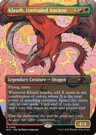 Image of Klauth, Unrivaled Ancient (SLD-2499) - Secret Lair Drop Series Foil