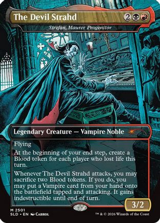 Image of The Devil Strahd - Strefan, Maurer Progenitor (SLD-2501) - Secret Lair Drop Series Foil