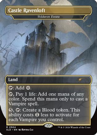 Image of Castle Ravenloft - Voldaren Estate (SLD-2504) - Secret Lair Drop Series Foil
