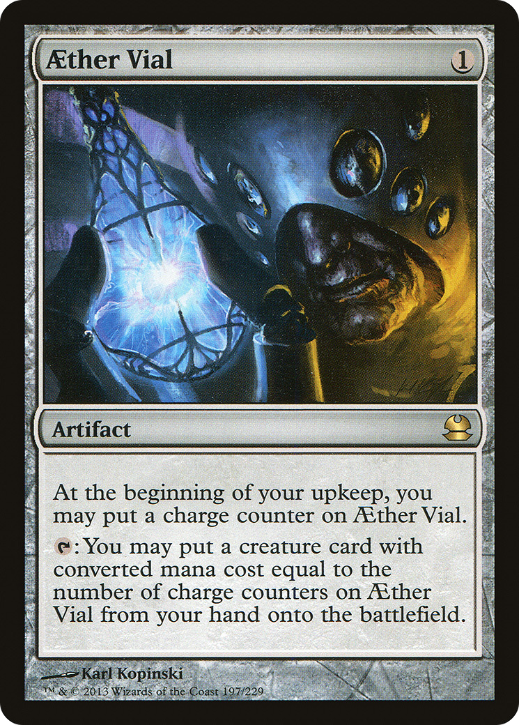 Image of Aether Vial [Modern Masters]
