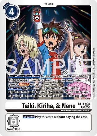 Image of Taiki, Kiriha, & Nene [BT11-095] [Advanced Booster Digimon Generation]