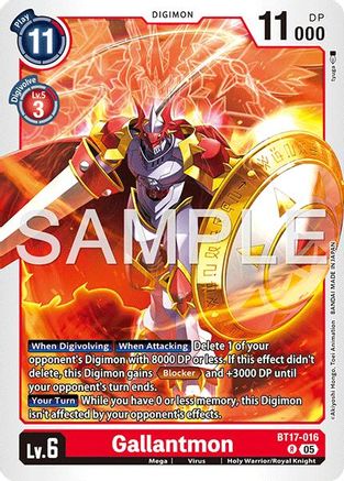 Image of Gallantmon [BT17-016] [Advanced Booster Digimon Generation]