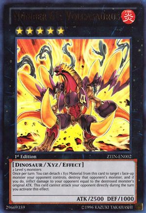 Image of Number 61: Volcasaurus [ZTIN-EN002] Ultra Rare