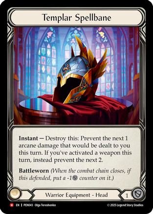 Image of Templar Spellbane [PEN043] (Compendium of Rathe)