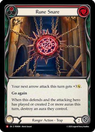 Image of Rune Snare (Red) [PEN084] (Compendium of Rathe)