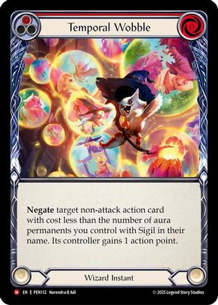 Image of Temporal Wobble (Red) [PEN112] (Compendium of Rathe)