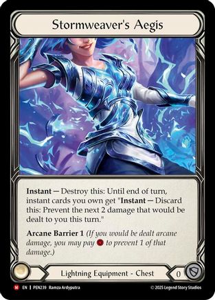 Image of Stormweavers Aegis [PEN239] (Compendium of Rathe)