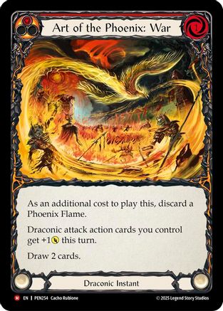 Image of Art Of The Phoenix War (Red) [PEN254] (Compendium of Rathe)