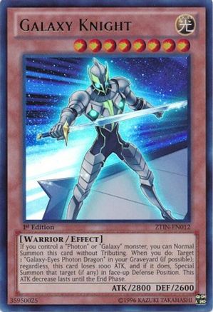 Image of Galaxy Knight [ZTIN-EN012] Ultra Rare