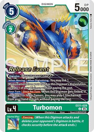 Image of Turbomon [EX11-029] [Dawn of Liberator Release Event Cards]