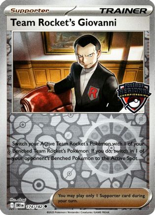 Image of Team Rocket's Giovanni (174/182) [League & Championship Cards]