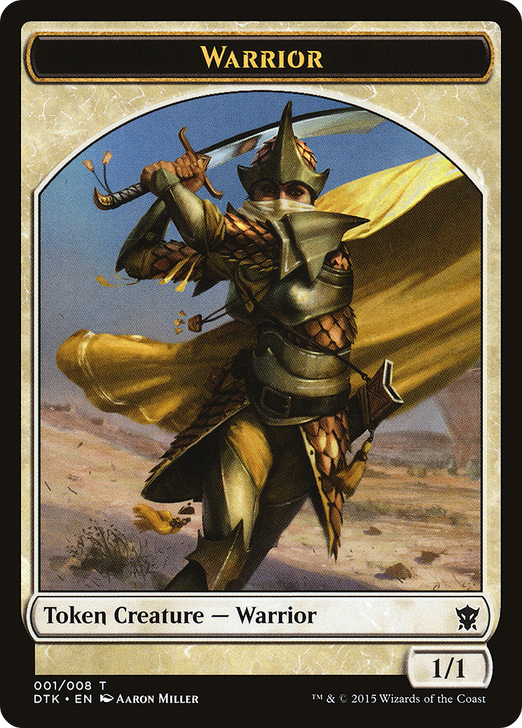 Image of Warrior Token [Dragons of Tarkir Tokens]