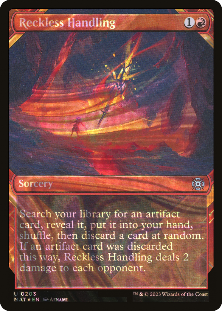 Image of Reckless Handling (Showcase Halo Foil) [March of the Machine: The Aftermath]