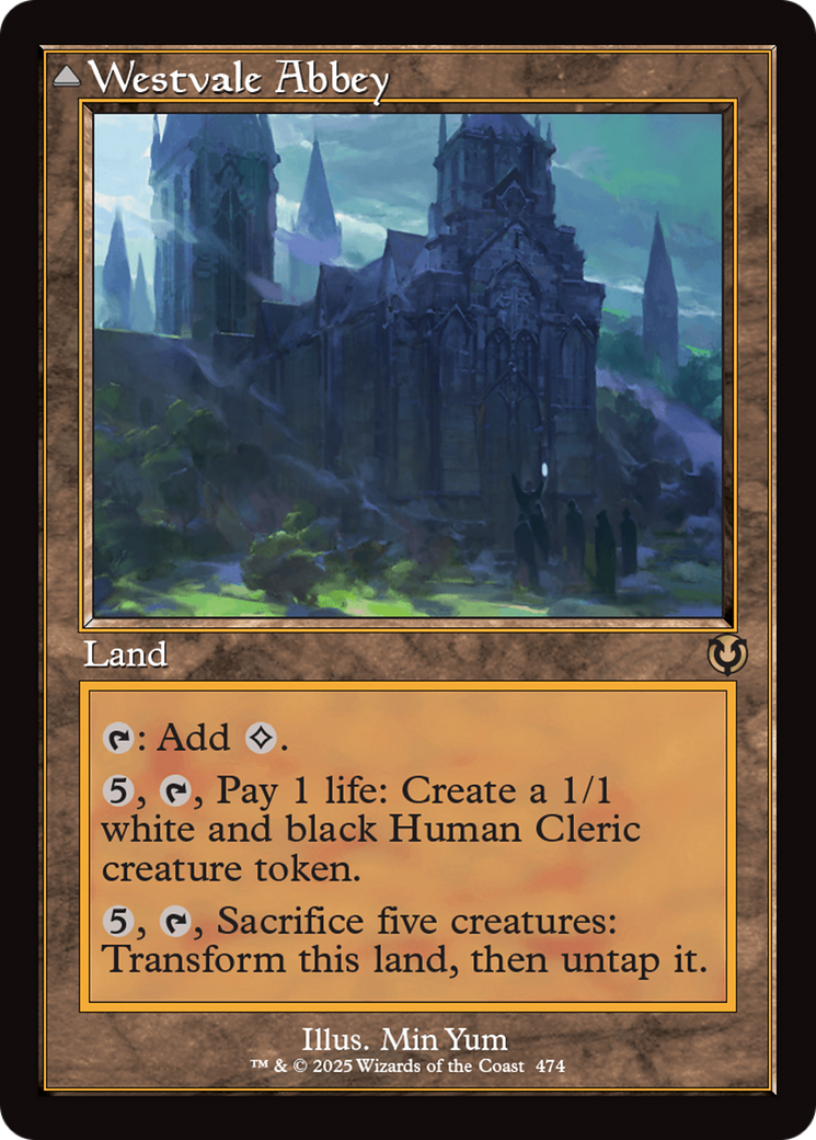 Image of Westvale Abbey // Ormendahl, Profane Prince (Retro Frame) [Innistrad Remastered]