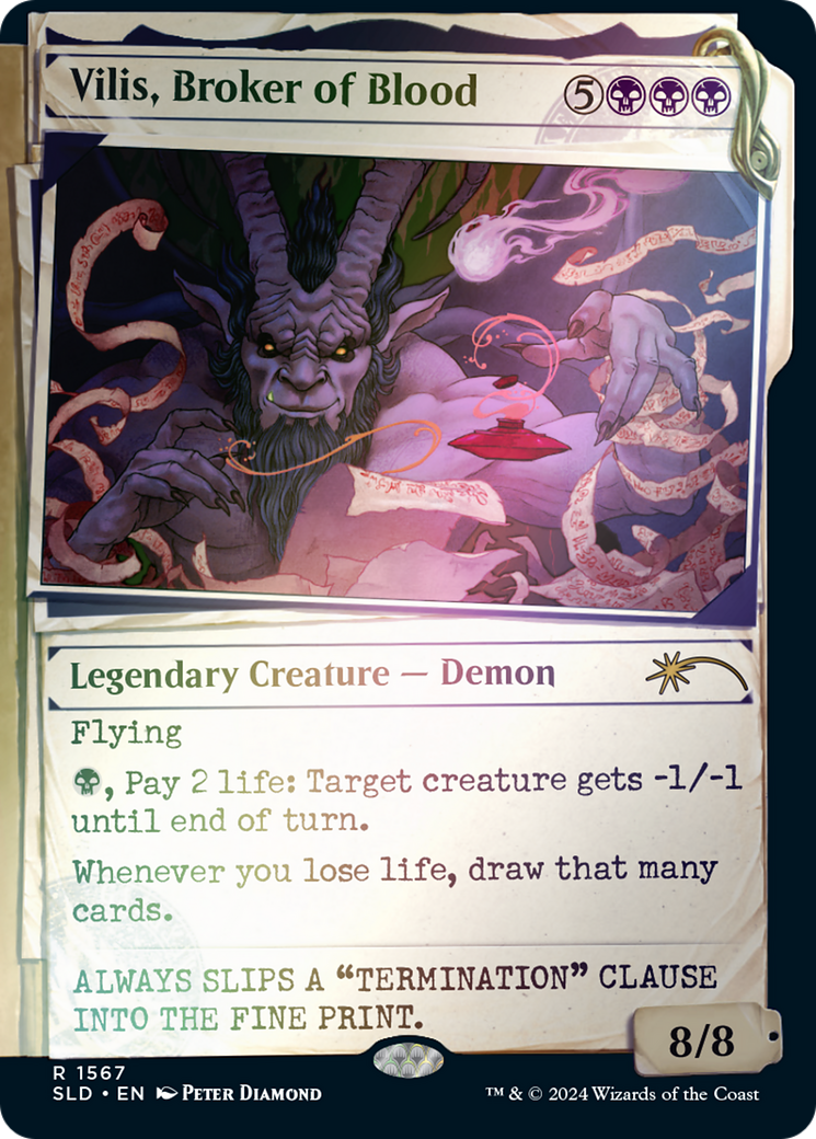 Image of Vilis, Broker of Blood (Rainbow Foil) [Secret Lair Drop Series]