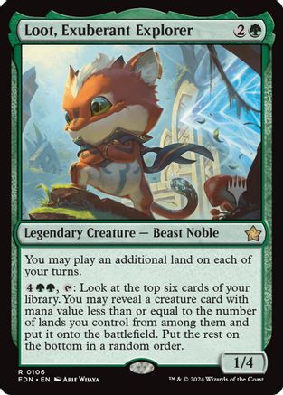 Image of Loot, Exuberant Explorer (PPECL-106) - Promo Pack: Lorwyn Eclipsed Foil