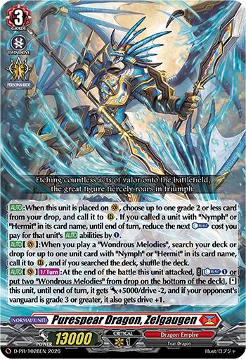 Image of Purespear Dragon, Zalgaugen (D-PR/1028EN) [D Promo Cards]