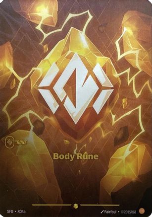 Image of Body Rune (Alternate Art) (R04a) - Spiritforged Foil