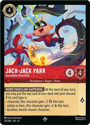 Image of Jack-Jack Parr - Incredible Potential (121/204) - Wilds Unknown