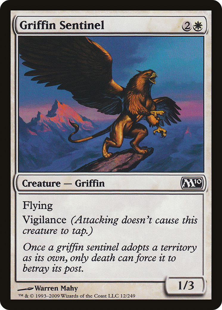 Image of Griffin Sentinel [Magic 2010]
