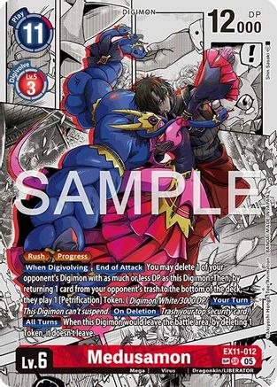 Image of Medusamon (SP) (EX11-012) - Dawn of Liberator Foil
