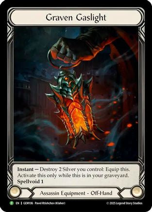 Image of Graven Gaslight (GEM106) - GEM Pack 4 Cold Foil