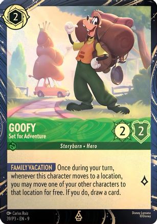 Image of Goofy - Set for Adventure (39) - Disney Lorcana Promo Cards Holofoil