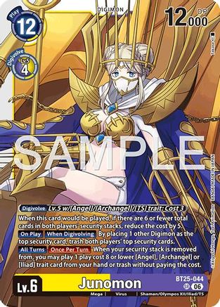 Image of Junomon (BT25-044) - Dual Revolution Foil