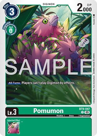 Image of Pomumon (Reprint) (BT9-047) - Advanced Booster Digimon Generation Foil
