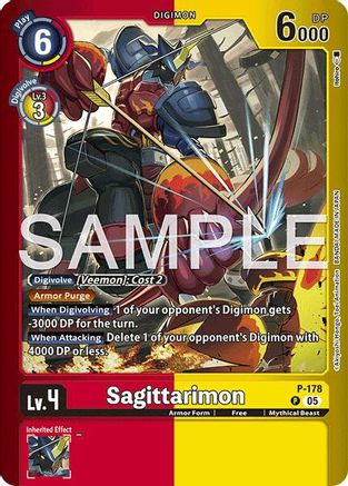 Image of Sagittarimon (P-178) - Limited Card Pack -Another Knight- Foil
